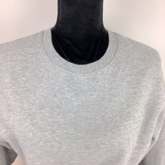 TNA PERKINS RELAXED CROPPED GRAY SWEATSHIRT XXS - Picture 3 of 11
